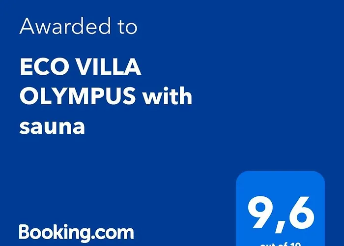 Vila Eco Olympus With Sauna And Swimming Pool *